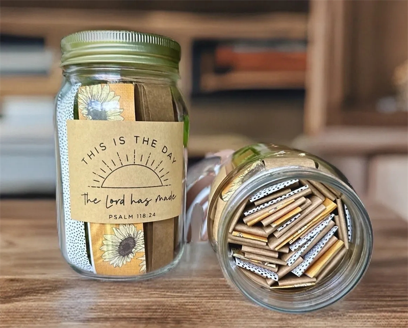 Emotionally Empowering Bible Verses Jar - Inspirational Scriptures for Every Feeling"