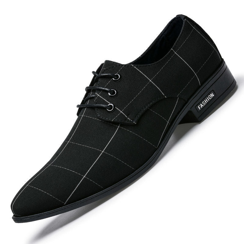 Versatile Men's Dress Shoes: Leather, Breathable, and Business-Ready