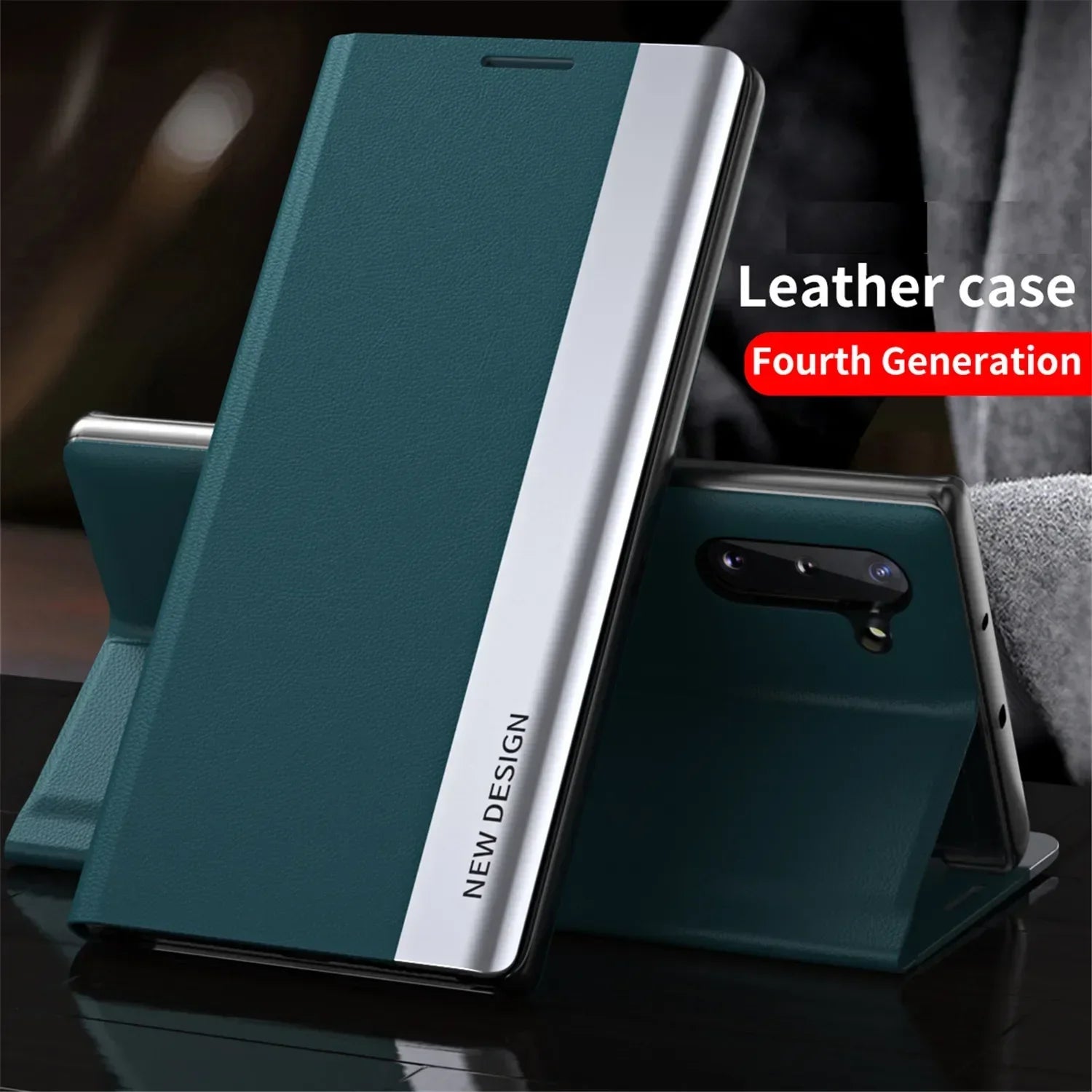 Luxury Flip Leather Case for Samsung Galaxy S Series & Note Series - with Bracket