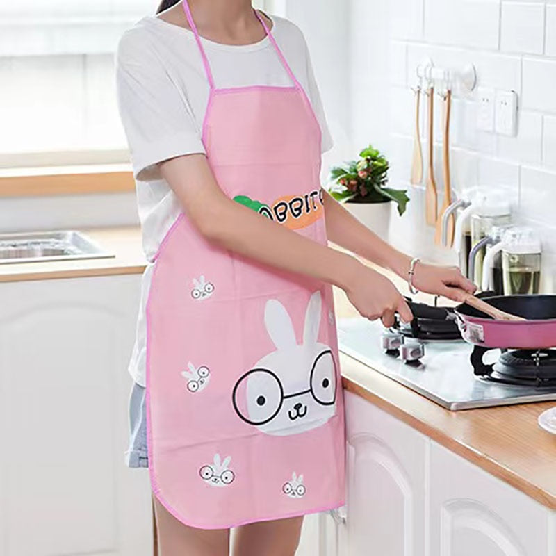 Panda Kids Apron Waterproof 44.5*67.5cm BBQ Bib Apron For Women Kitchen Apron Cooking Baking Restaurant Workwear Cleaning Tool