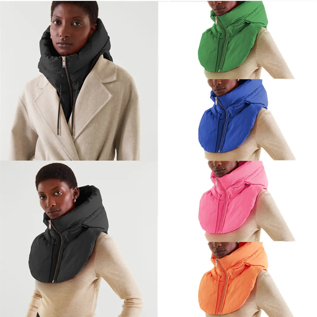 "Versatile Winter Ultralight Down Hooded Hat: Warmth and Style in One - Perfect for Women and Men"