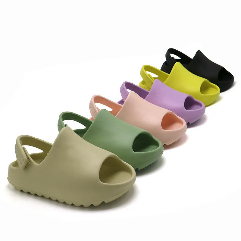 Summer Fun: Kids Sandals for Baby, Toddler, and Adults - Slip-On Fashion for Boys and Girls, Ideal for Beach and Lightweight Water Activities<br>