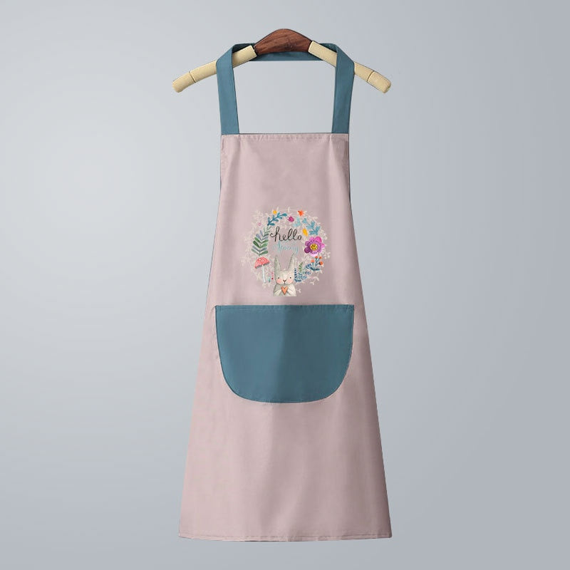 Apron Waterproof Household PVC Oil-proof Aprons For Chef Cooking Baking Home Cleaning Restaurant Kitchen Accessories