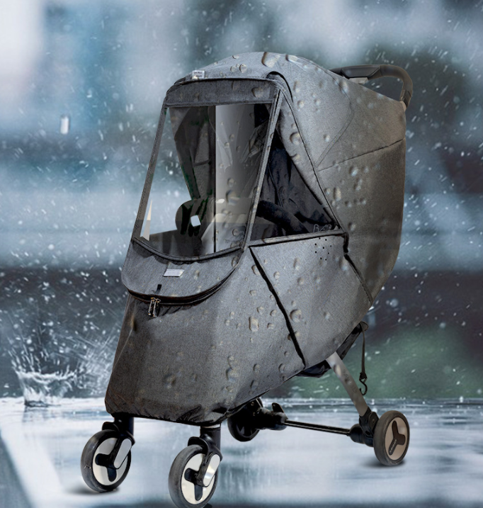 Stroller Windshield Rain Cover Universal Warm Winter Children Wind And Rain Protection
