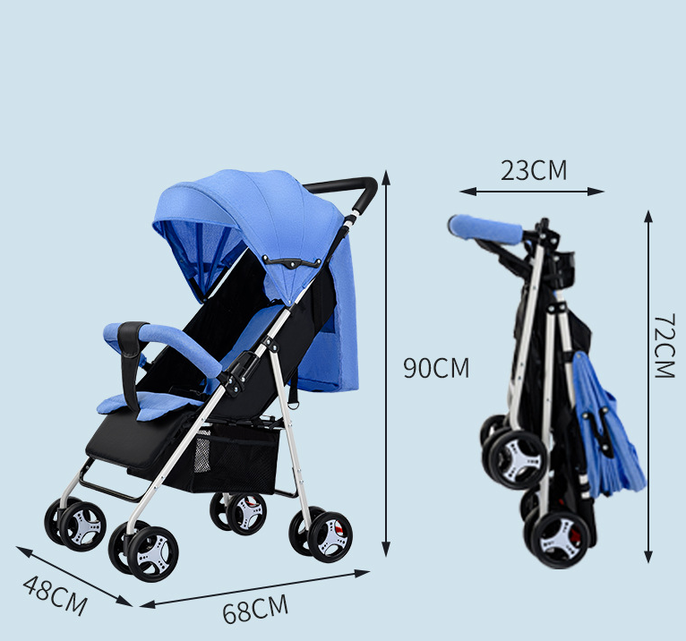 Lightweight Folding Baby Stroller
