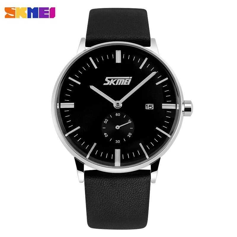 SKMEI Top Luxury Men Quartz Watches Simple Male Wristwatch Business Clock Waterproof Sport Watches Montre Homme