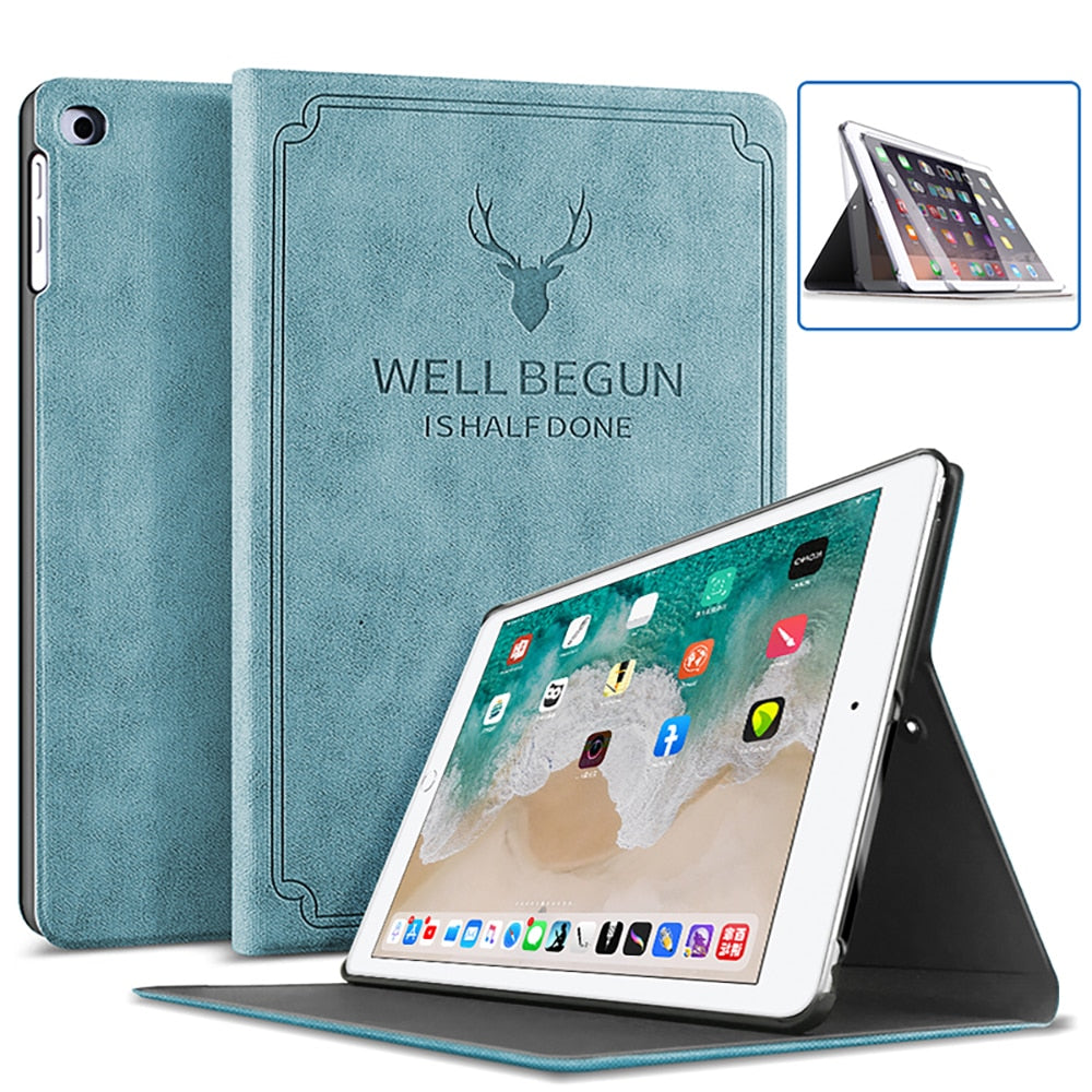 For PU Leather iPad Case iPad Air 3 2 1 Mini 5 4 Funda for iPad Pro 11 9.7 6th 5th 10.2 7th Generation Case For iPad Mini 1 2 3