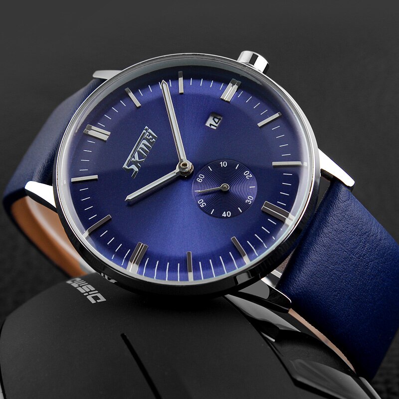 SKMEI Top Luxury Men Quartz Watches Simple Male Wristwatch Business Clock Waterproof Sport Watches Montre Homme