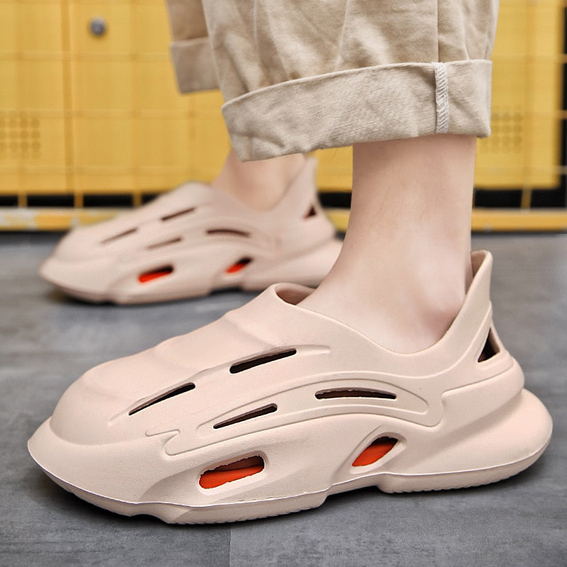 Designer Shoes for Men and Women Luxury Brand Men's Sandals High Elasticity Beach Slippers Fashion Male Casual Sneakers