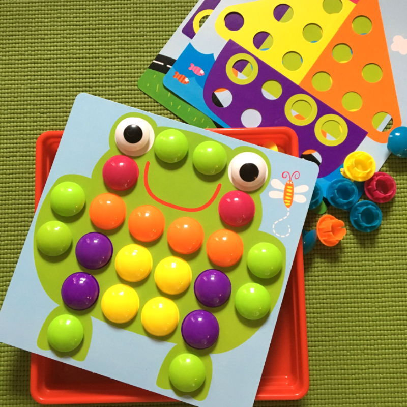 DIY Cartoon Handmade Toys Children&#39;s Montessori Educational Toys Intelligent 3D Puzzle Game Jigsaw Board Gifts