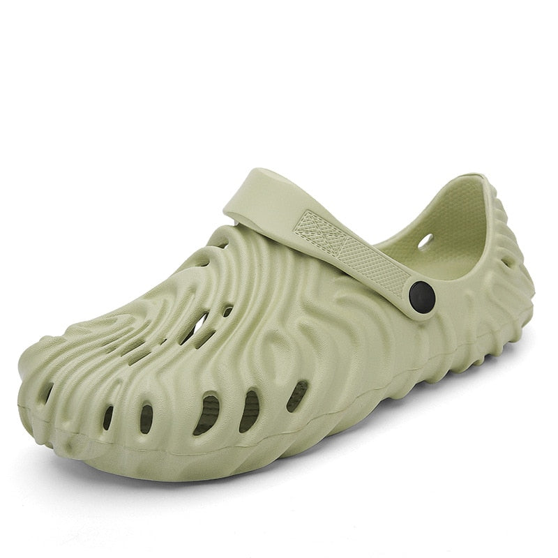 Outdoor Beach Men Sandals Non-Slip Sole Light EVA Casual Slip-on Croc Solid Slippers Men Slippers Men Shoes
