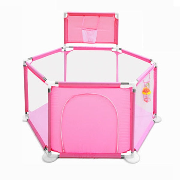 Baby Playpen Balls Pool Playpen for Children Basketball Baby Activity Fence Safety Barrier Ball Pit Baby Playground