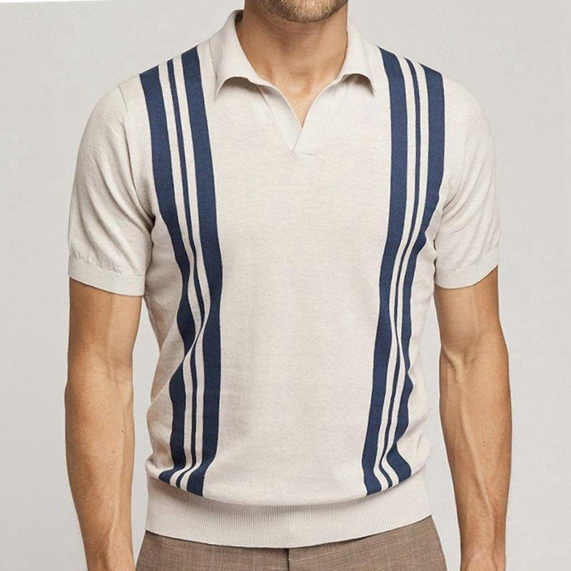 Stripes Short Sleeved Polo