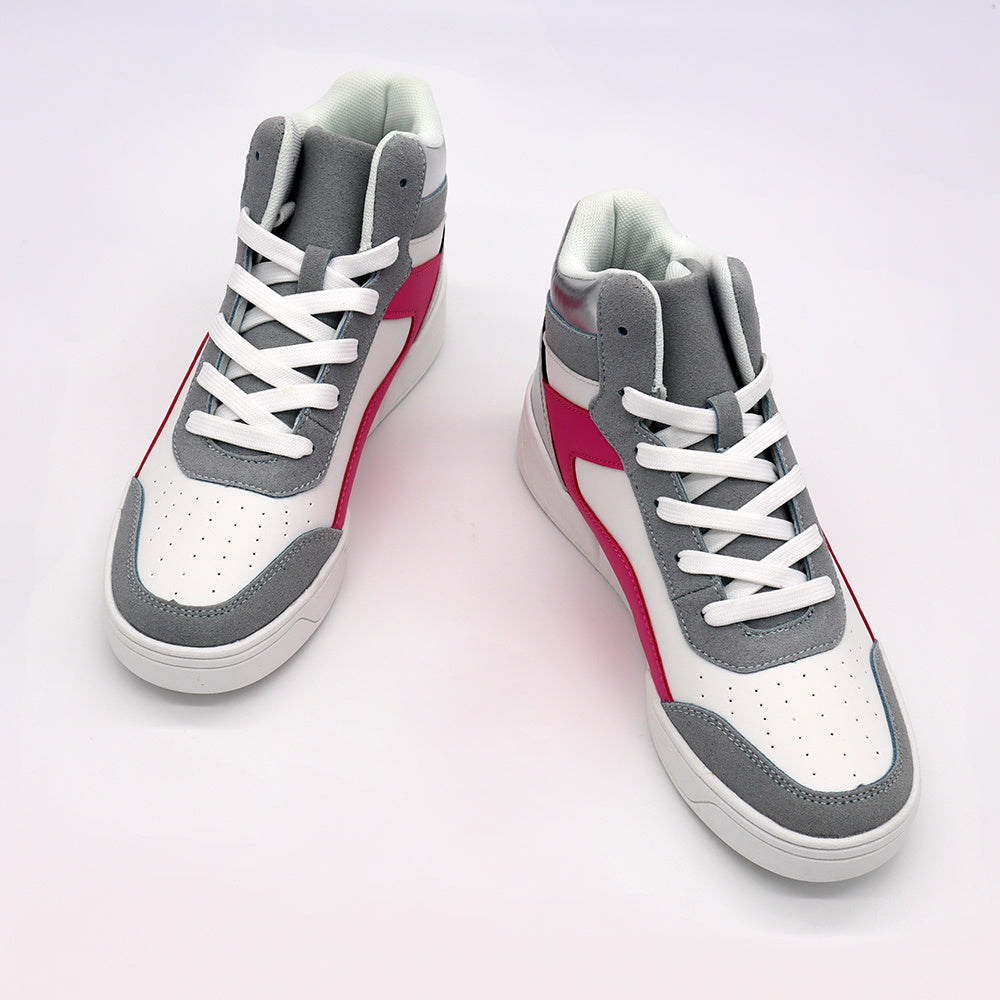 "Stylish Comfort: Women's Designer Fashion Sneakers - Colorful PU Leather, Cute and Casual Board Shoes for Women"