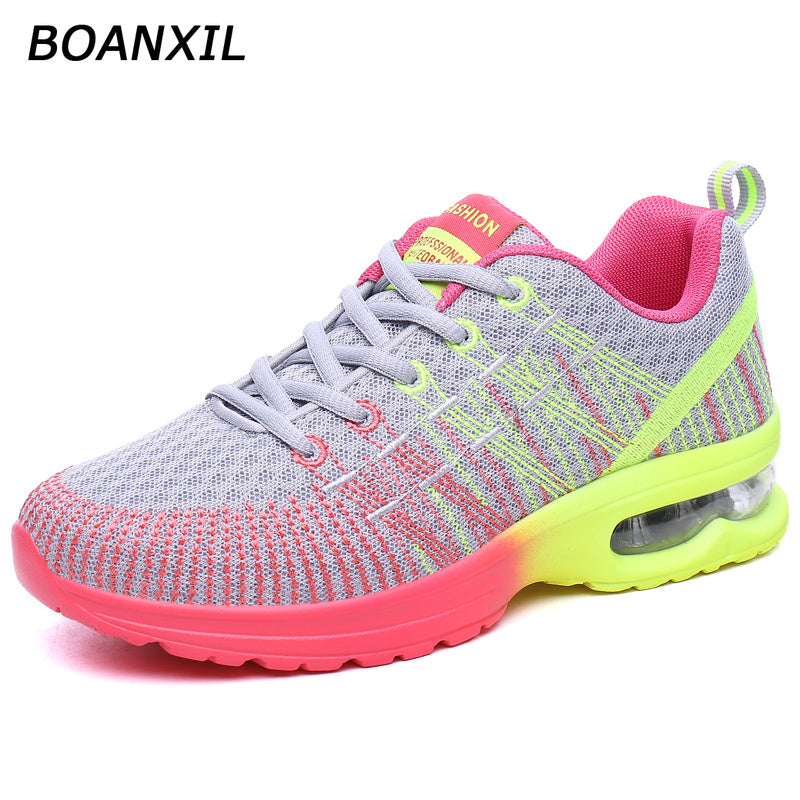 Fitness Sneakers Colorful Cushion Sneaker Female