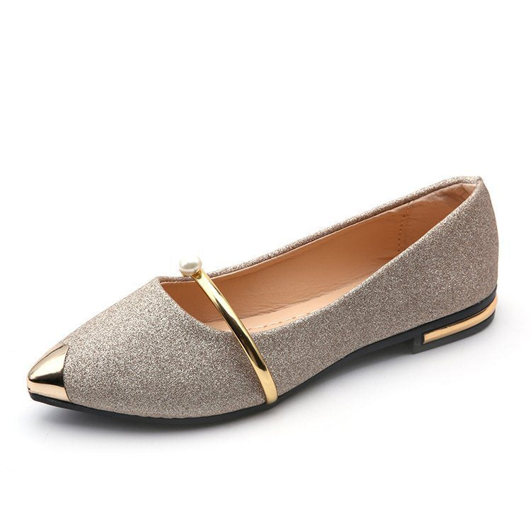 Women's flat shoes fashion pointed flat shoes shallow shoes