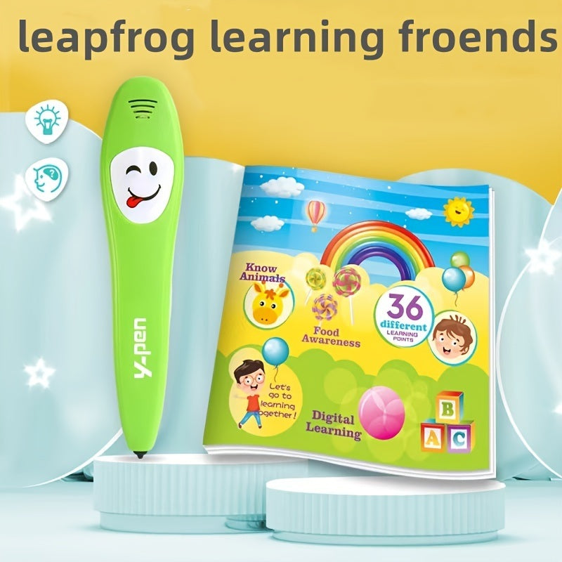 Reading Pen; Early Education Intelligent Logic Learning Pen With Book Card Cognitive Children's Educational Aids