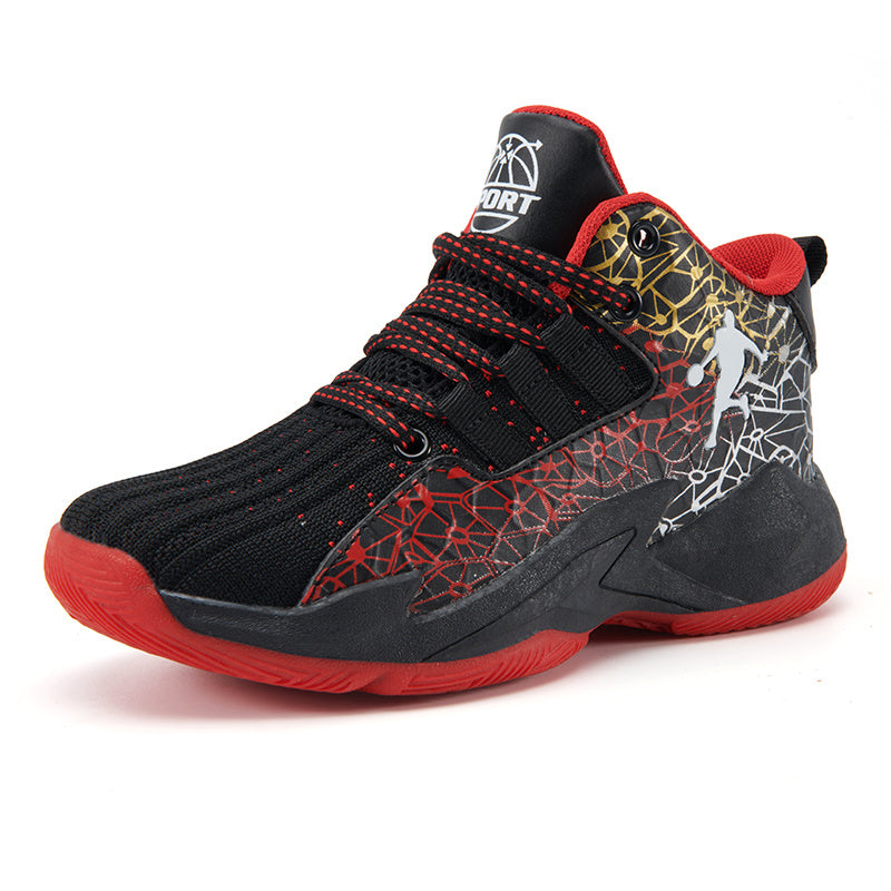 Boys Brand Basketball Shoes Kids Sneakers Thick Sole Non-slip Children Sports Shoes Child Boy Basket Trainer Shoes Girls