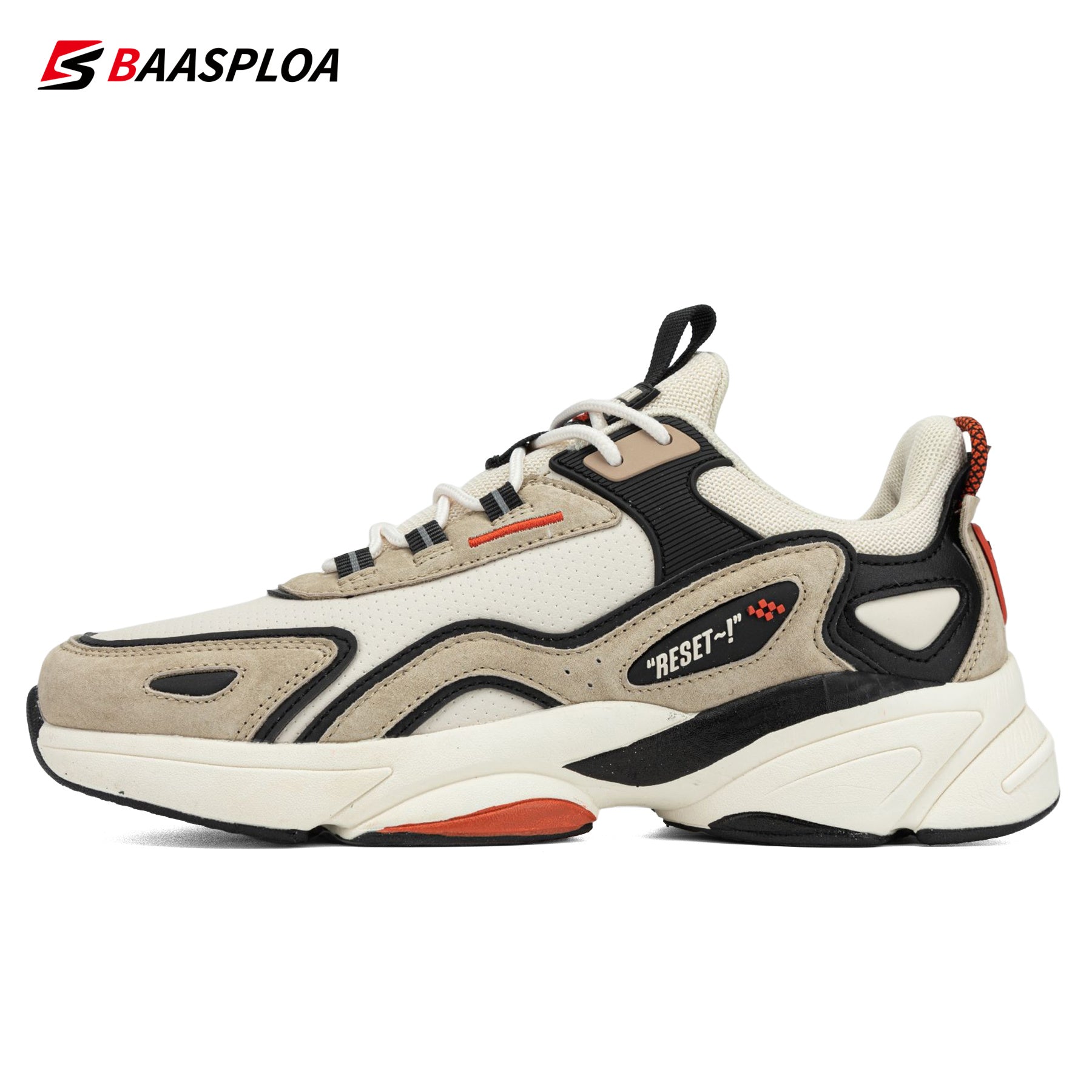Non-Slip Breathable Casual Walking Shoes Comfortable Leather Sneakers Male