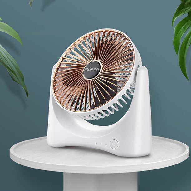 Portable Air Circulator Fan Mini Desktop for Household Bedroom Office 120° Rotation 3 Gear