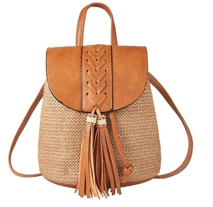 backpack purse with fringe
