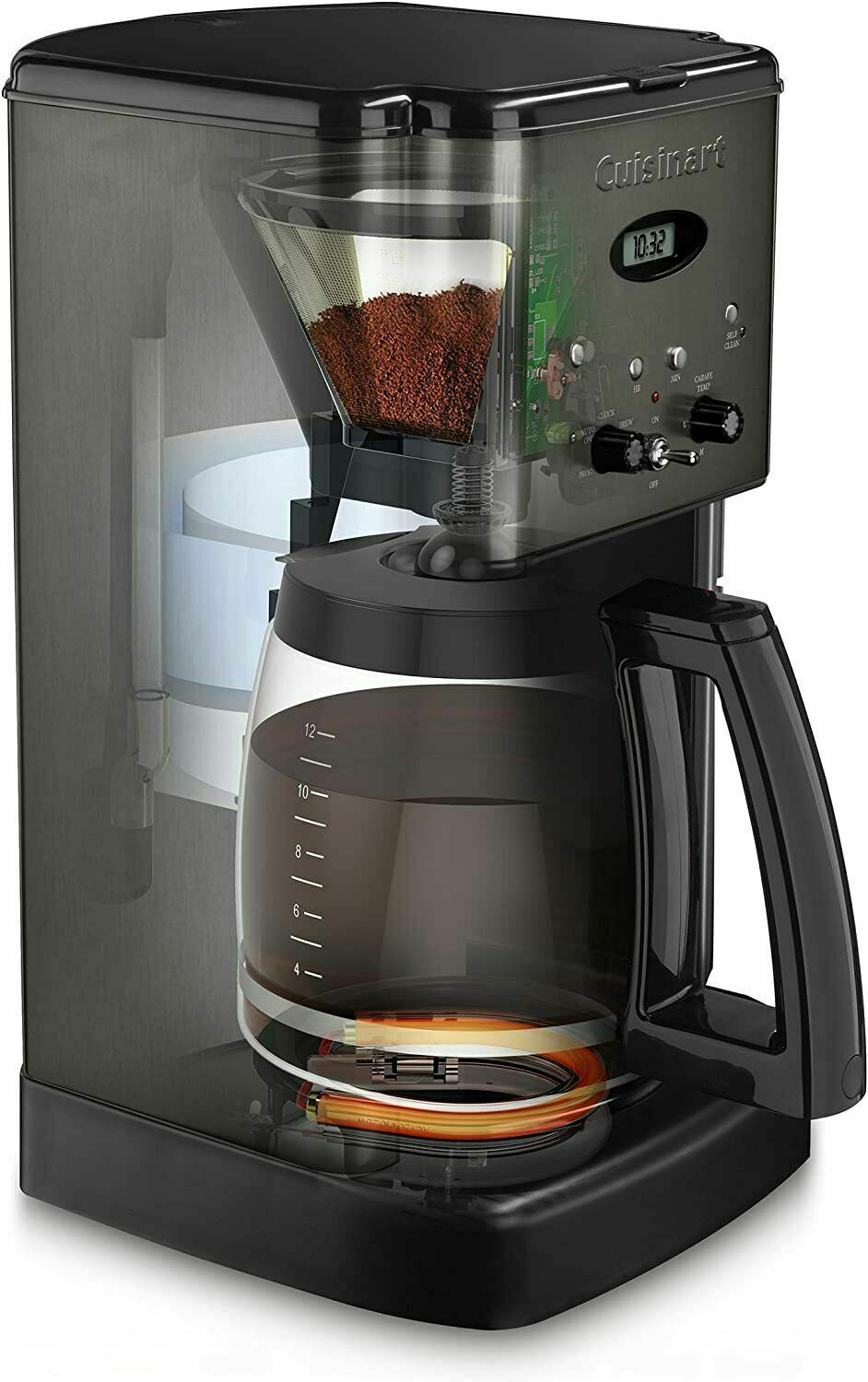 Cup Brew Central Maker Coffee Maker2;  Black Stainless Steel