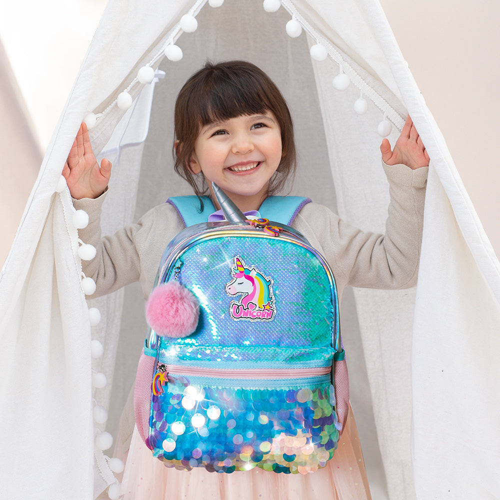 backpacks kids girls unicorn small