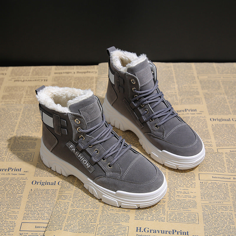Stay Fashionable and Cozy with Women's Comfort Winter Snow Boots - Warm Plush Lining, Ankle Height, and Platform Design