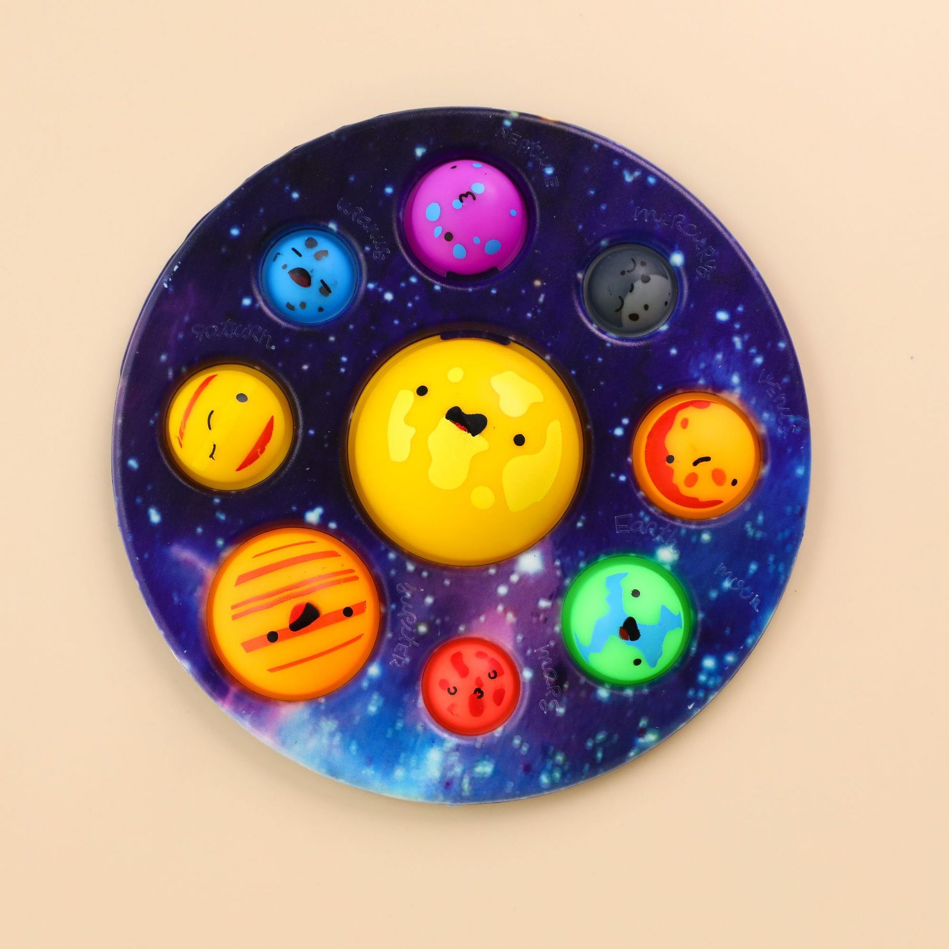 Painted Eight Planets Bubble Fun Children's Educational Toys