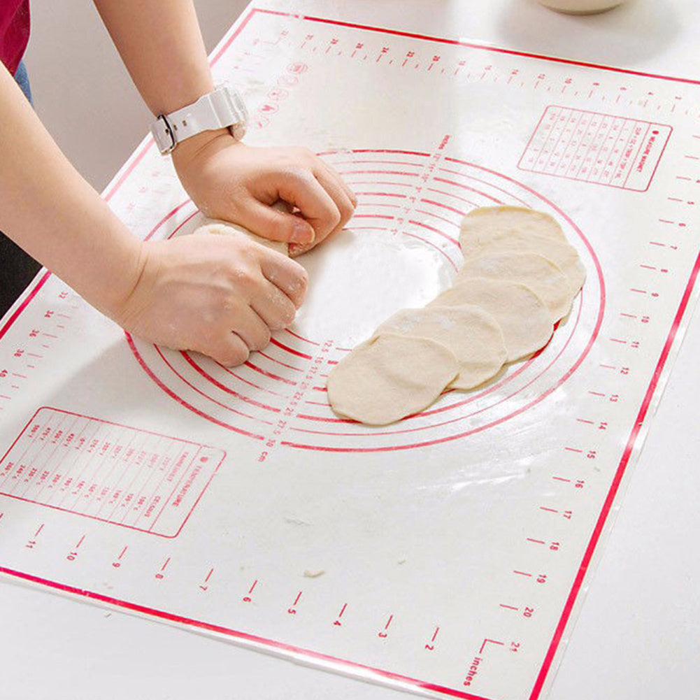 Silicone Non-stick Rolling Dough Mat Baking Pad Pastry Bakeware Kitchen Gadgets