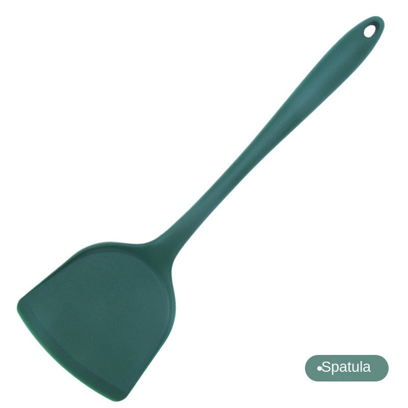 The manufacturer produces silica gel kitchenware; silica gel shovel; non stick pot; special silica gel spatula set; high temperature resistant soup spoon kitchenware