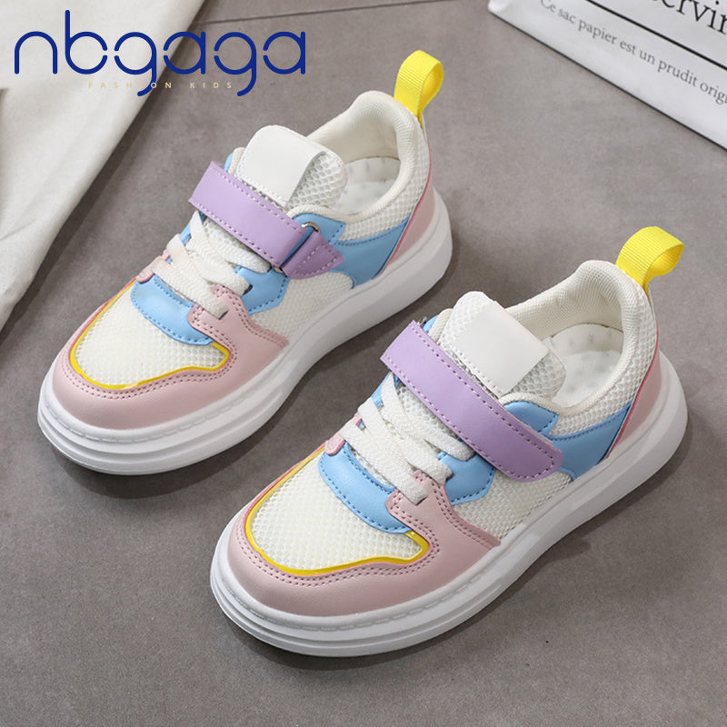 Children Mesh Casual Shoes Girl Sneakers Kids Summer Sport Footwear Kids Shoes for Girl Light Shoes Cute Pink Flat Shoes Autumn