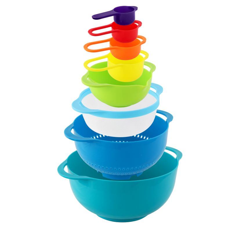 Household Kitchen Tools Multipurpose Stackable Mixing Bowl Set
